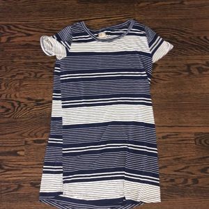 Stripped T-shirt dress